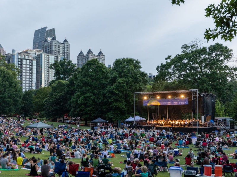 Piedmont Park Evening Hike + Optional outdoor Atlanta Symphony Concert