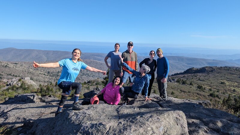 360 degree views on top of Pine Mountain