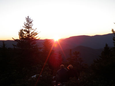 Sunset at Shining Rock