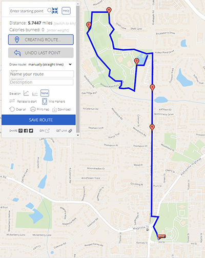 CityWalk Route