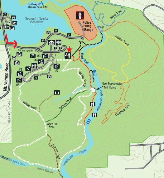 Sweetwater map w 
directions