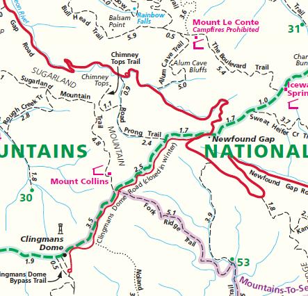 Smoky Mountains Map